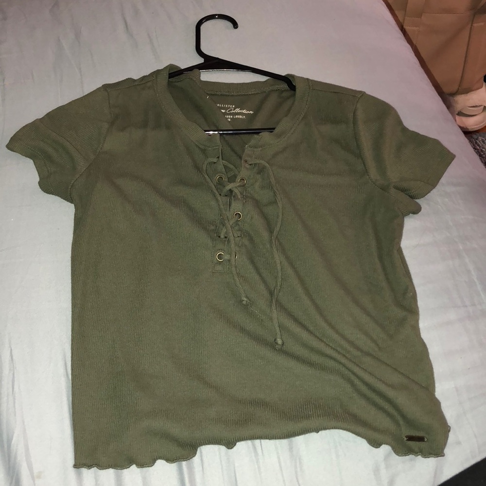 Green Tied Top